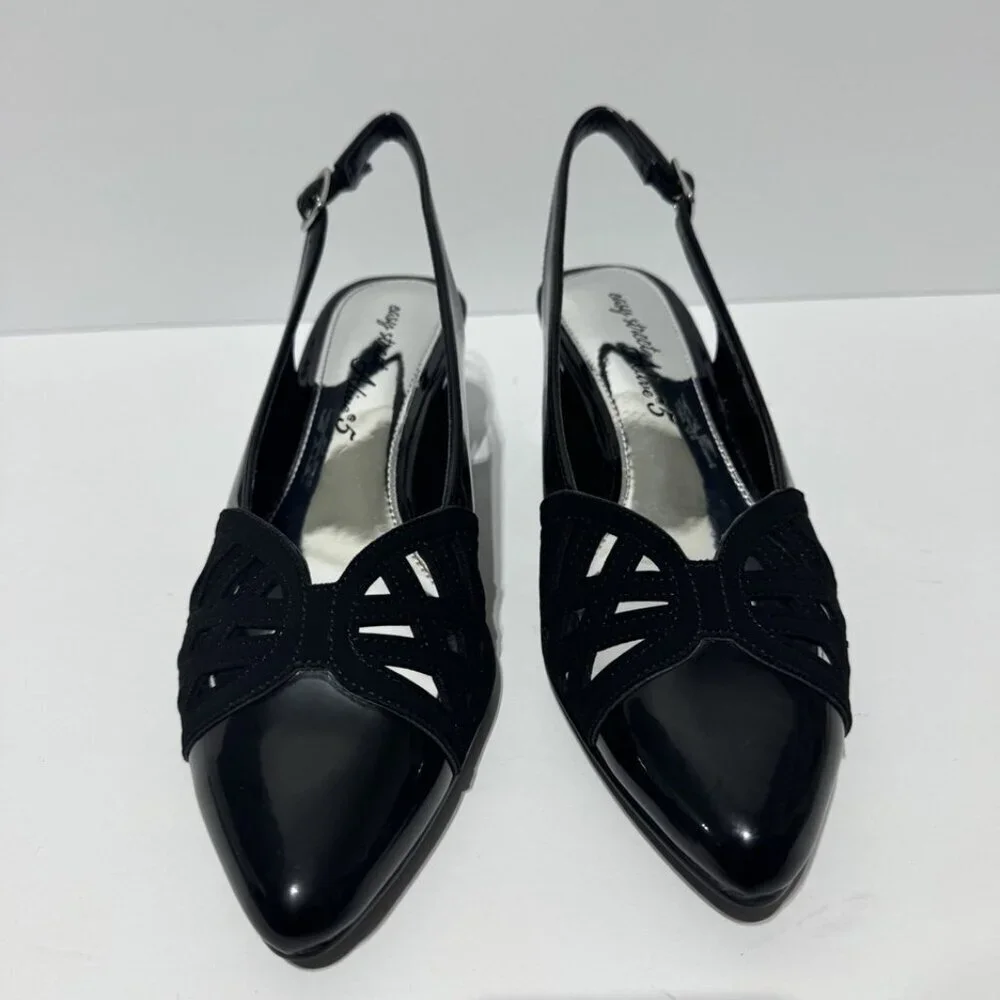Easy Street Womens Bizzy Slingback Heels Size 7.5 M